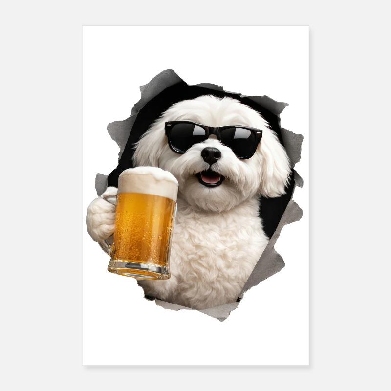 Maltesisches Bier Poster 40x60 cm