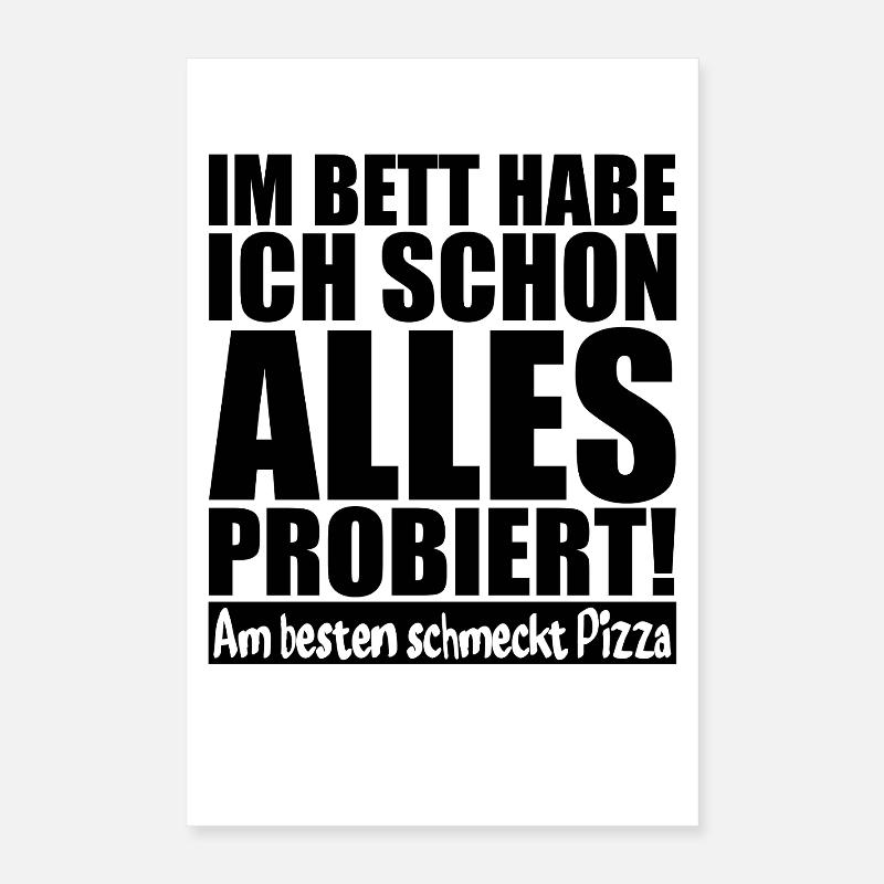 Pizza Sarkasmus Poster 40x60 cm