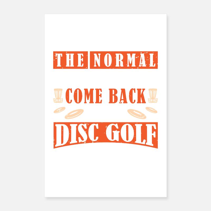 Disc Golf Geschenke Discgolf Poster 40x60 cm