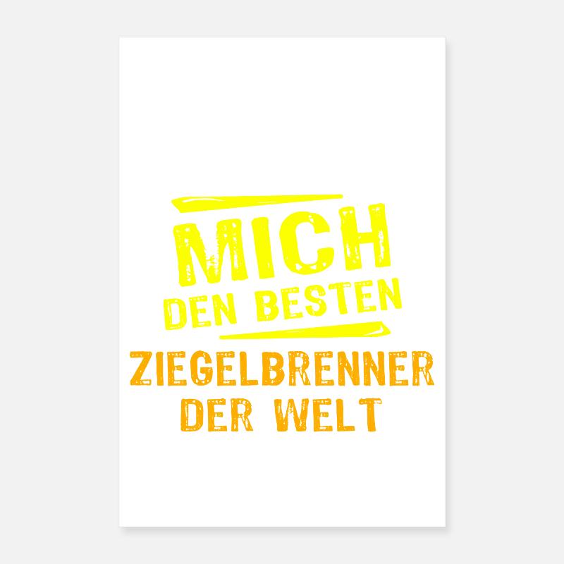 Brick Burner Gift Poster 16" x 24" (40x60 cm)