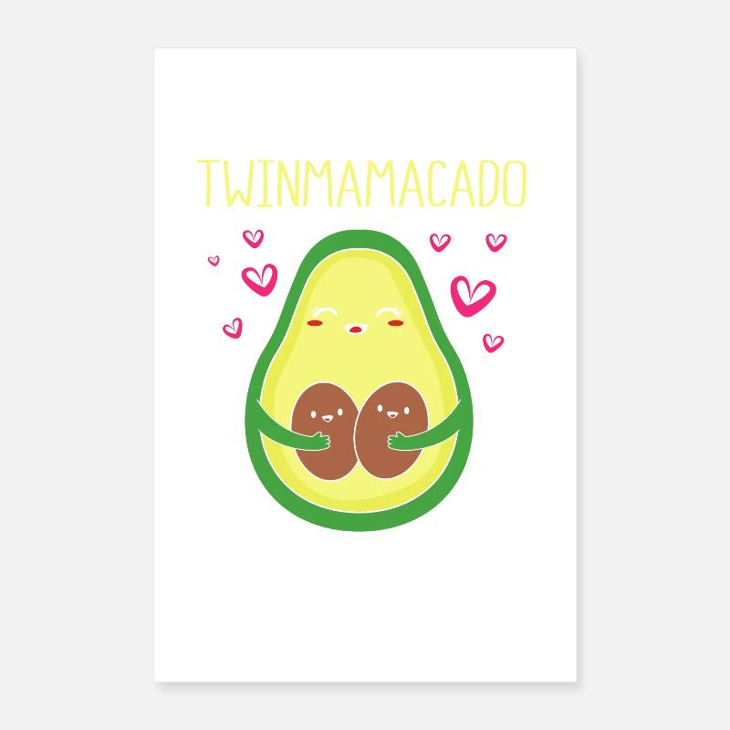 Cadeau de maman jumelle Poster 40 x 60 cm