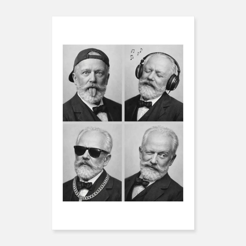 Piotr Ilitch Tchaïkovski Poster 40 x 60 cm