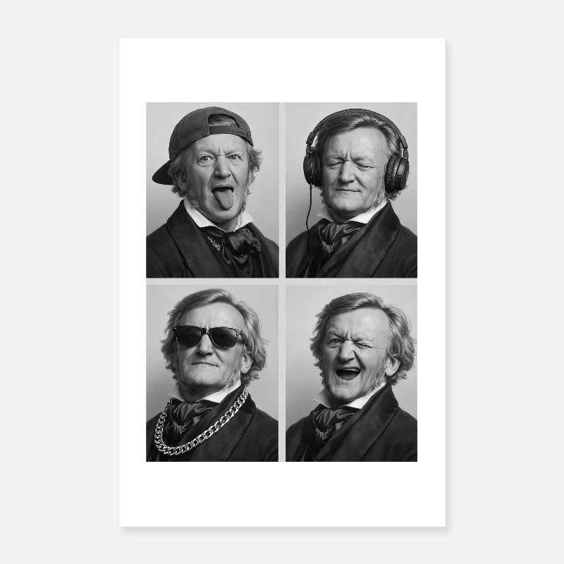 Richard Wagner Poster 40 x 60 cm