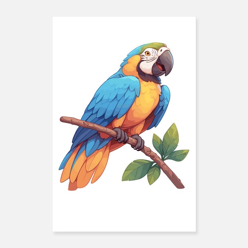 Macaw's Era Poster 16" x 24" (40x60 cm)