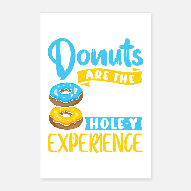 Restauration rapide en donuts Poster 40 x 60 cm