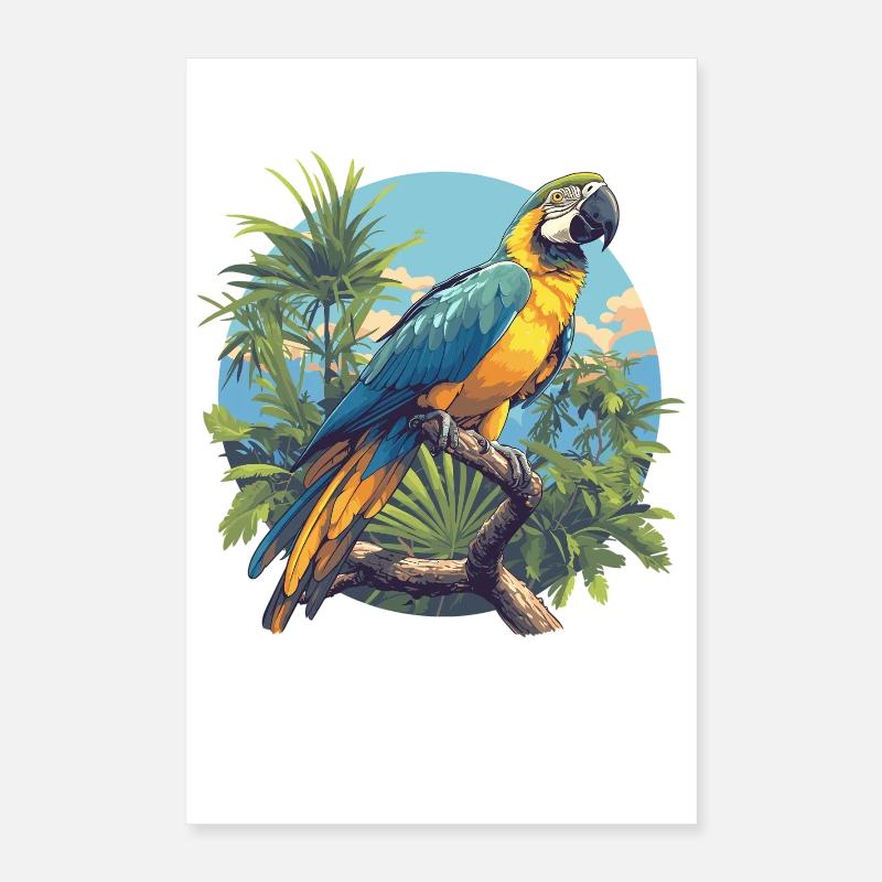 Macaw's Era Poster 16" x 24" (40x60 cm)