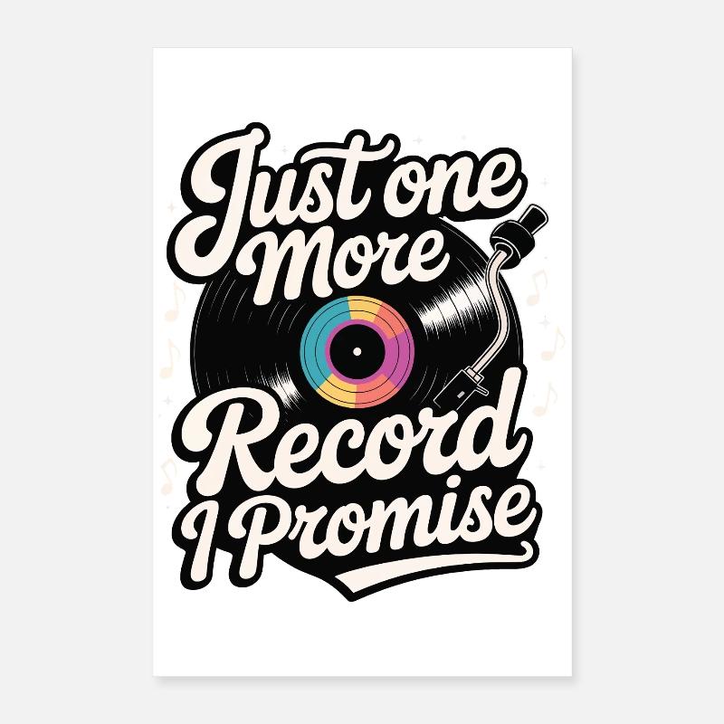 Il ne reste qu’un disque, je te le promets Poster 40 x 60 cm