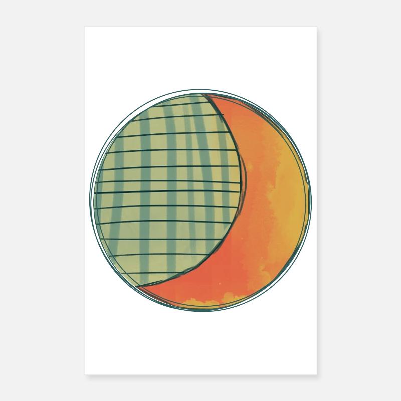 Moon Sun Equinox Occult Easter Blessings Poster 16" x 24" (40x60 cm)