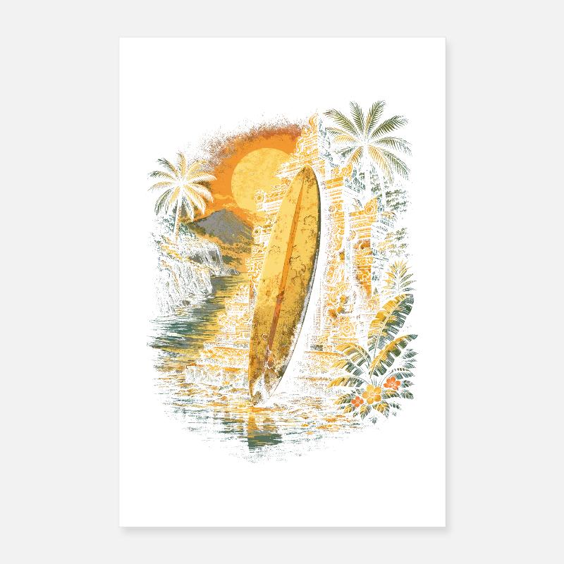 Circuit à Bali Poster 40 x 60 cm