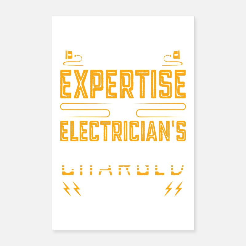 Electrician, Electronics Technician, Electrician Poster 16" x 24" (40x60 cm)