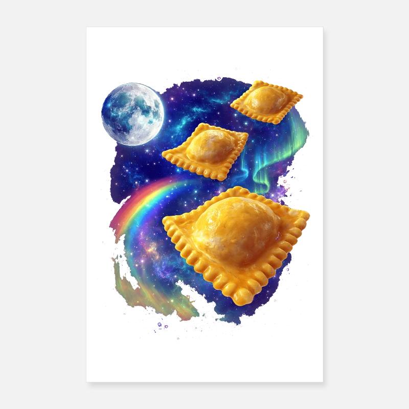 Space Ravioli Poster 16" x 24" (40x60 cm)