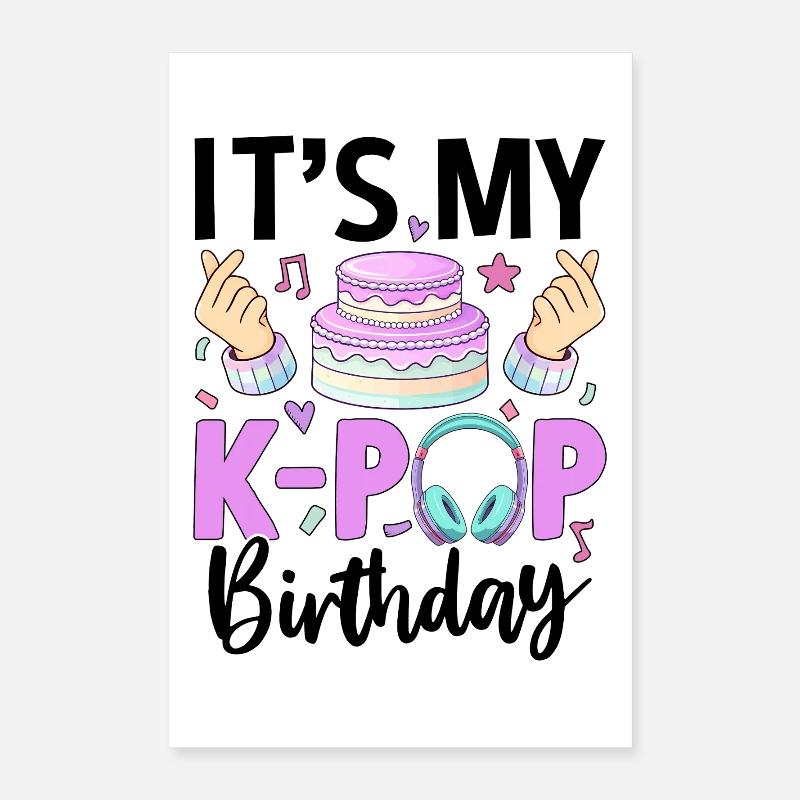 C’est mon anniversaire de K Pop Poster 40 x 60 cm