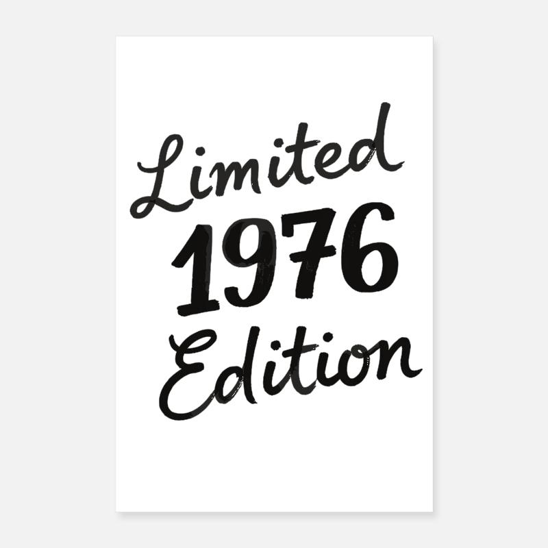 Édition Script Anniversaire Vintage 1976 Poster 40 x 60 cm