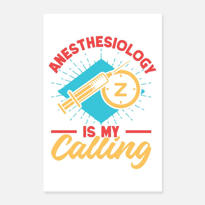 L’anesthésiste est ma vocation Poster 40 x 60 cm