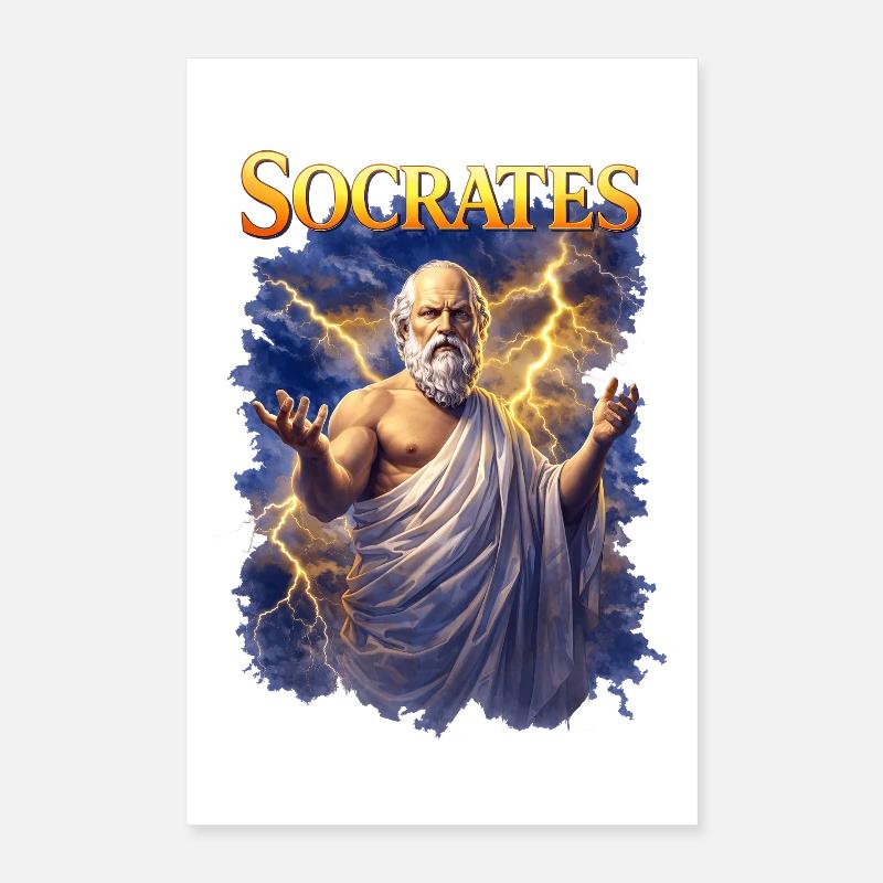 Portrait de Socrate Poster 40 x 60 cm