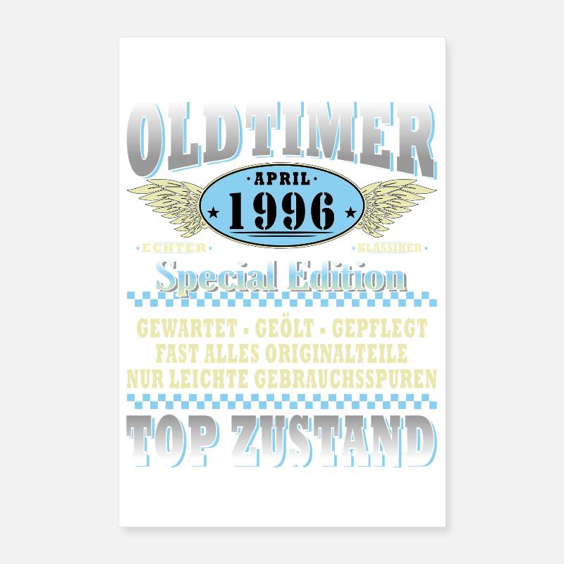 Oldtimer 1996 Spezialedition Poster 40x60 cm