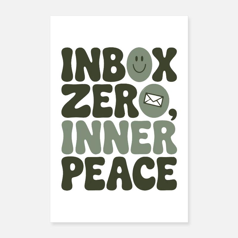 Empty mailbox | Inner Peace & Focus Poster 16" x 24" (40x60 cm)
