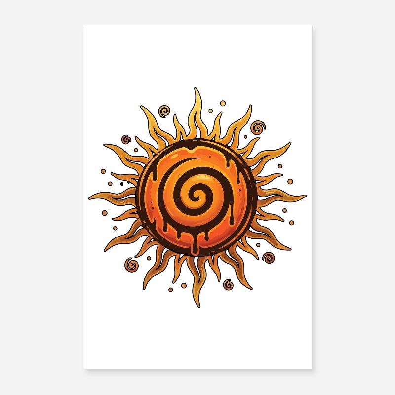 Litha Pagan Summer Solstice Midsummer Midsommar Poster 16" x 24" (40x60 cm)