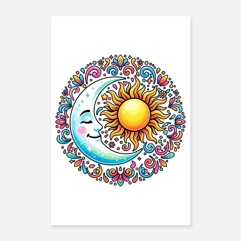 Litha Pagan Summer Solstice Midsummer Midsommar Poster 16" x 24" (40x60 cm)