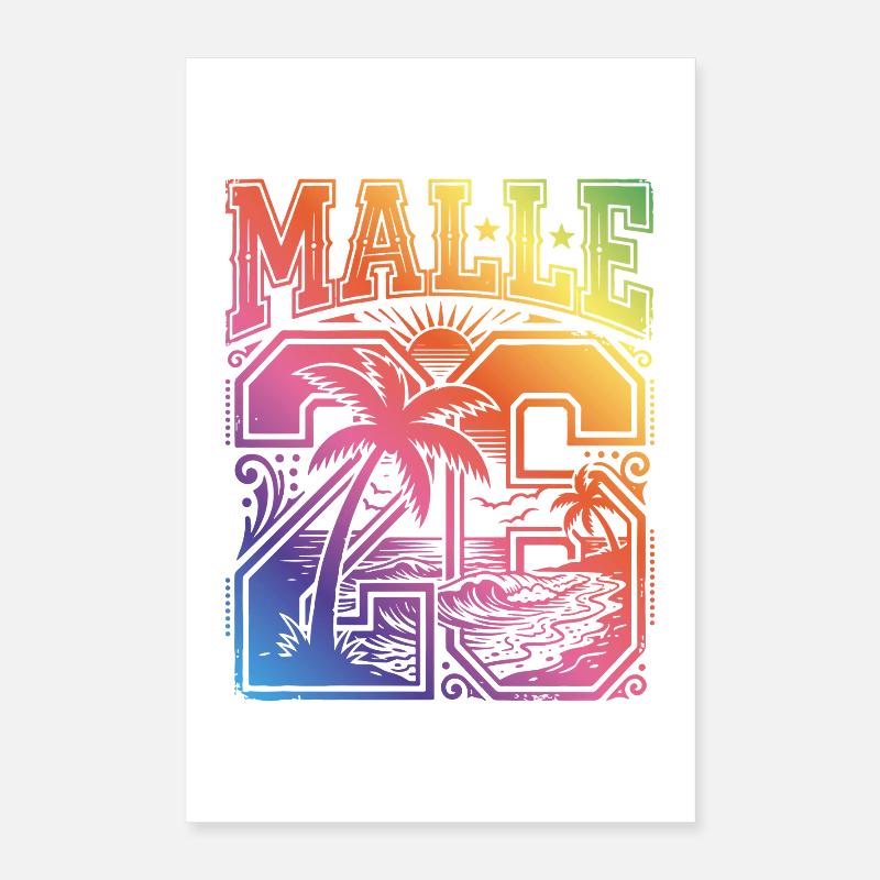 Malle 2026 Jersey Multicoloured Poster 16" x 24" (40x60 cm)
