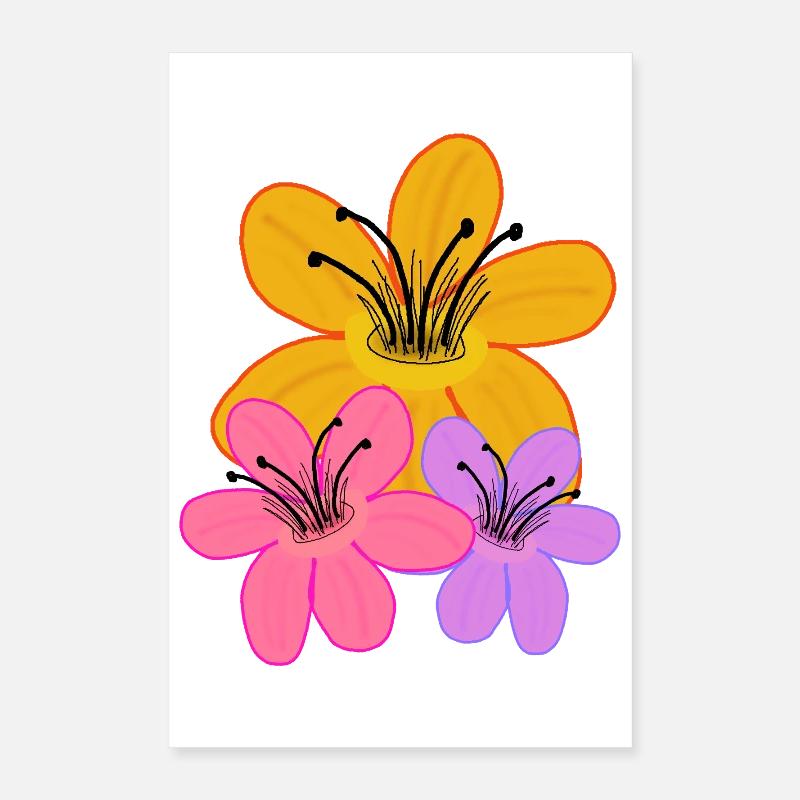 Sonner  Blumen Garten Blume Flora Poster 40x60 cm