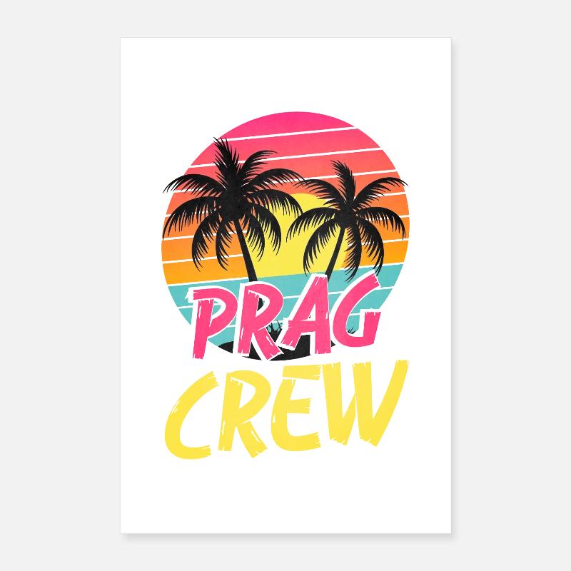 Prag Crew Poster 40x60 cm