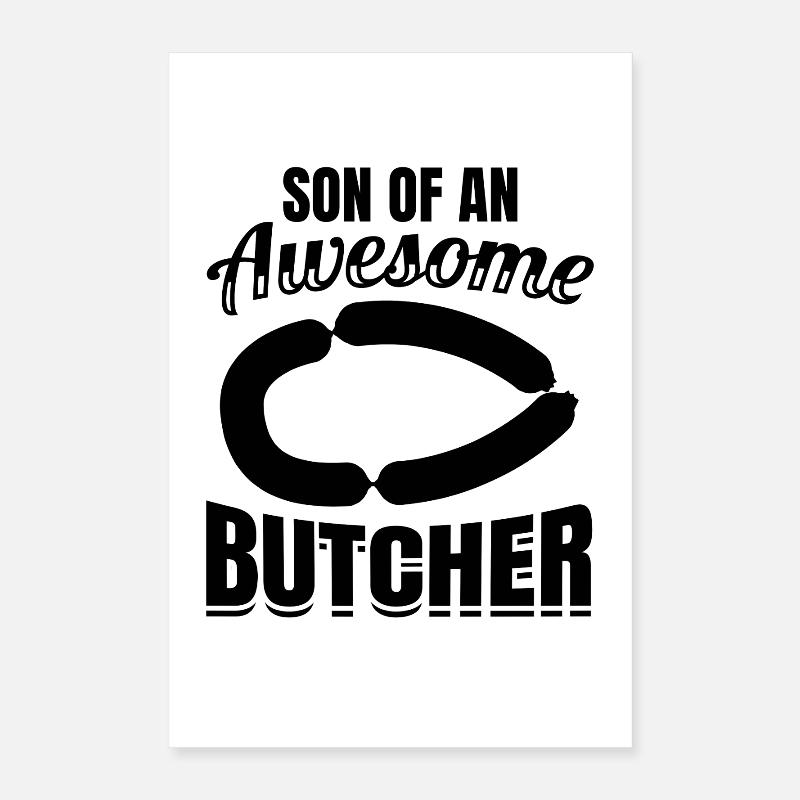 Schlachter Junge Poster 40x60 cm