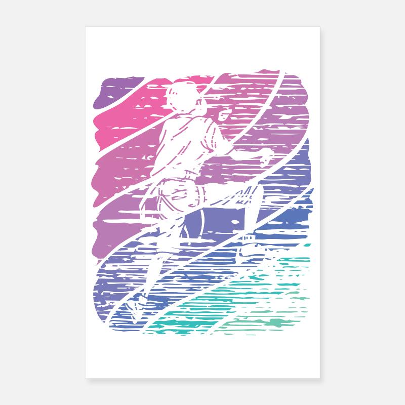 Boulderer Boulder Bouldern Poster 40x60 cm