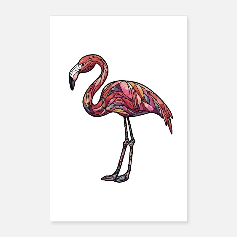 Flamingo Poster 40x60 cm