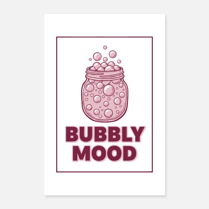 Sourdough Bubbly Mood Bread Baking Baker Era Poster 16" x 24" (40x60 cm)