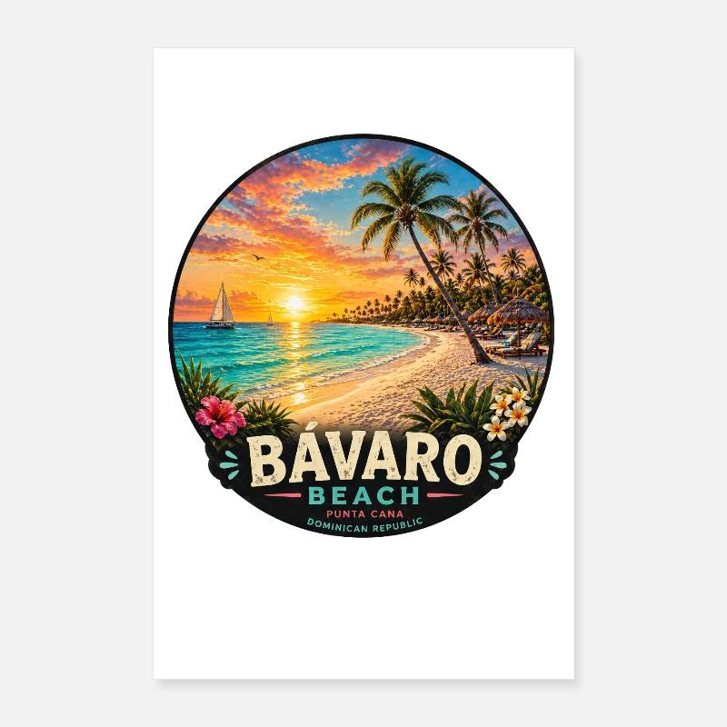 Bavaro Beach Punta Cana Vacances Luxe dans les Caraïbes Poster 40 x 60 cm