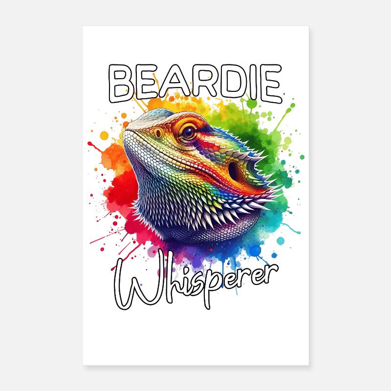Bearded Dragon Whisperer Poster 16" x 24" (40x60 cm)