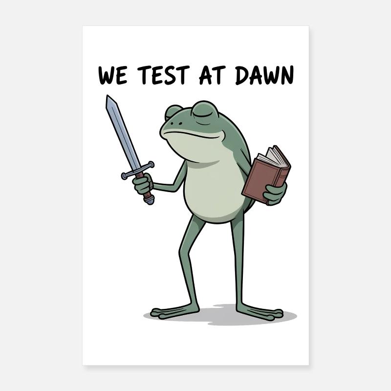 Nous testons à Dawn Frog Knight Poster 40 x 60 cm