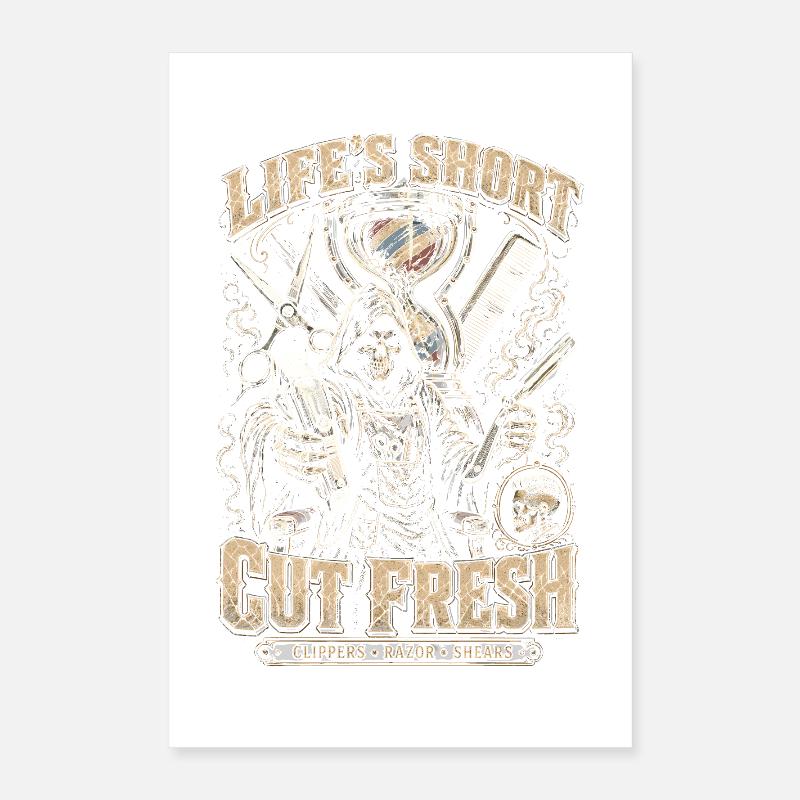Barber Barbier Cut Fresh Poster 16" x 24" (40x60 cm)