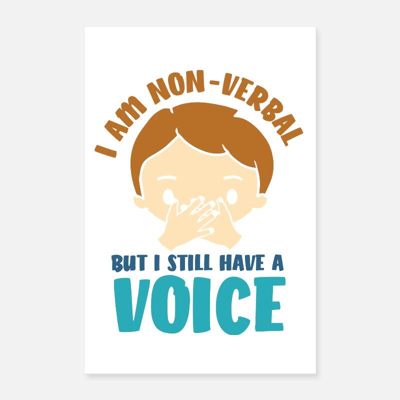 Autisme Autisme Syndrome d’Asperger Poster 40 x 60 cm