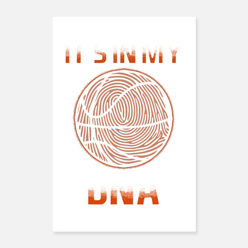 C’est dans mon ADN Basket Poster 40 x 60 cm