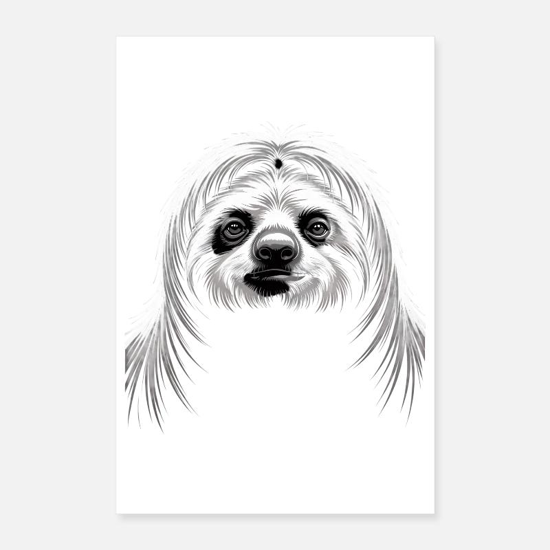 Faultier Poster 40x60 cm