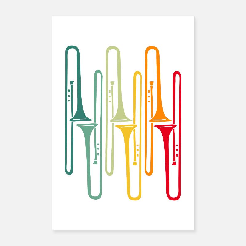 Vivid Brass Parade Poster 16" x 24" (40x60 cm)