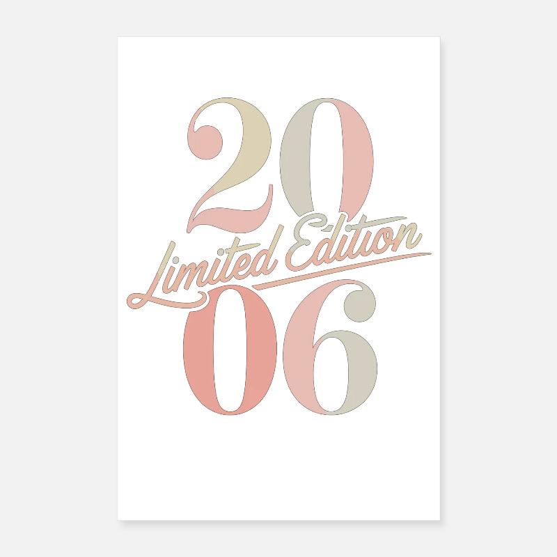 Limited Edition Birthday 2006 Poster 16" x 24" (40x60 cm)