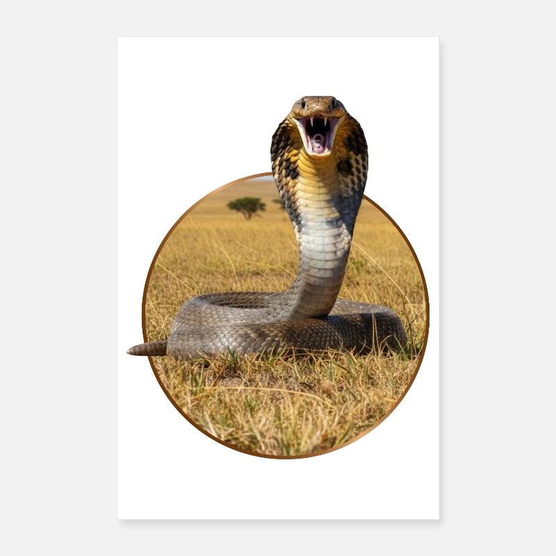 Design de t-shirt « Cobra » Poster 40 x 60 cm
