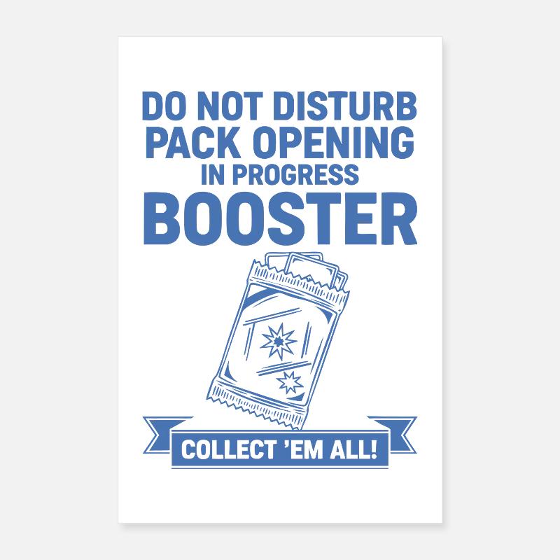 Booster de progression à ne pas déranger pour ouvrir le pack Poster 40 x 60 cm