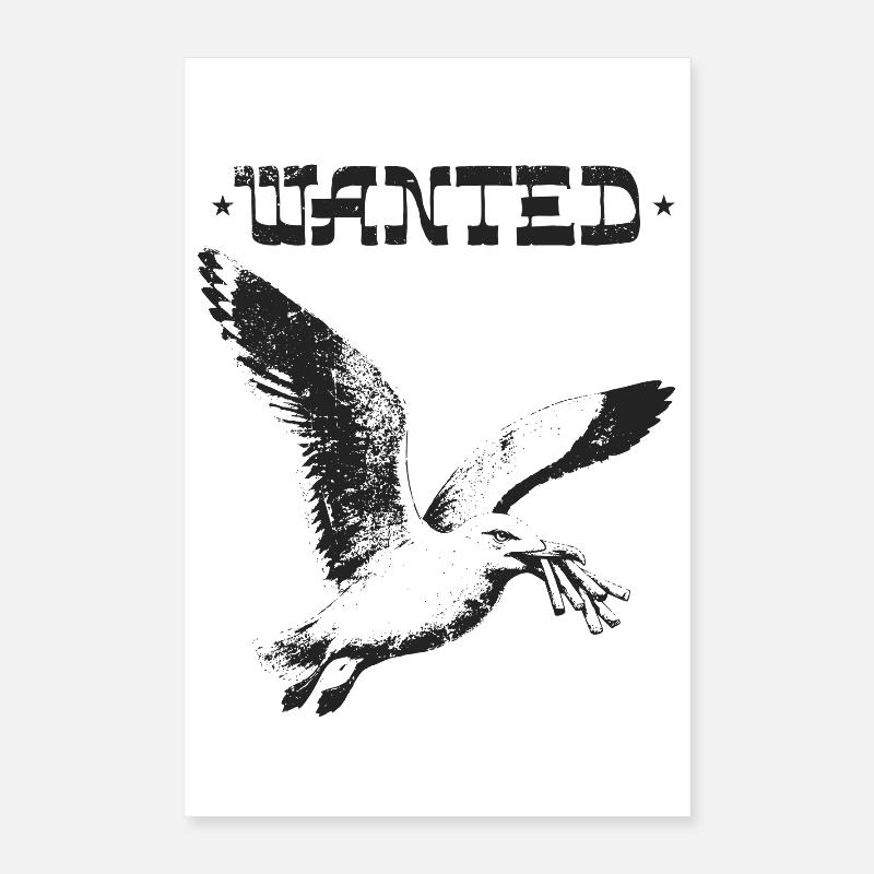 Recherché - Mouette Voleur Poster 40 x 60 cm