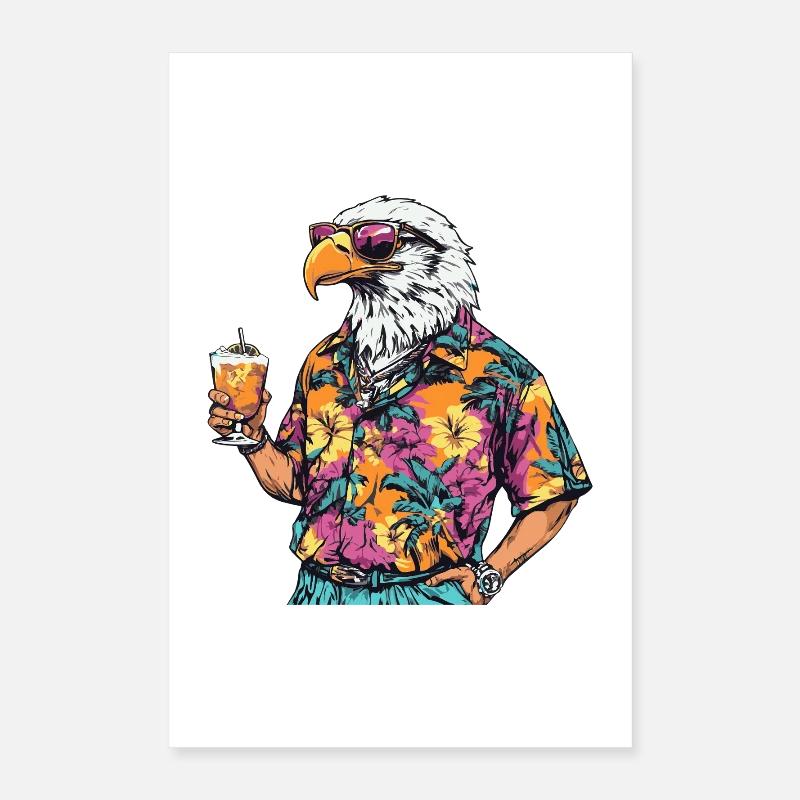 Été de la bande dessinée Eagle Poster 40 x 60 cm