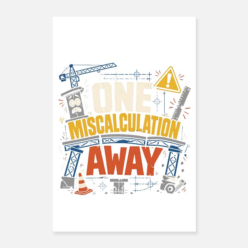Bridge Engineer Civil Engineering Poster 16" x 24" (40x60 cm)