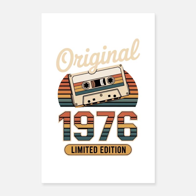 Edition limitée 1976 Poster 40 x 60 cm