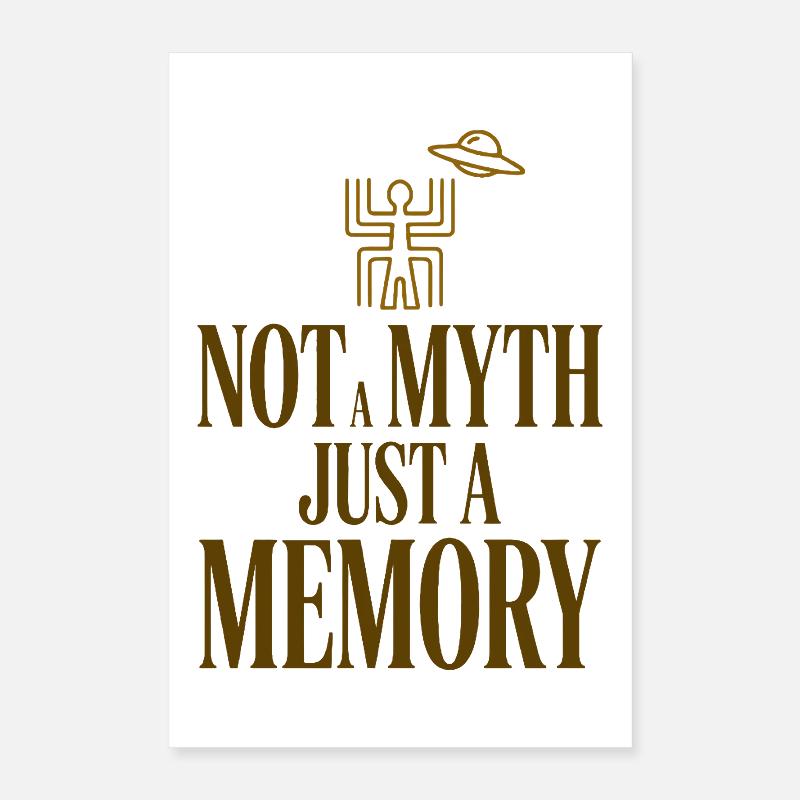 Pas un souvenir mythique Poster 40 x 60 cm