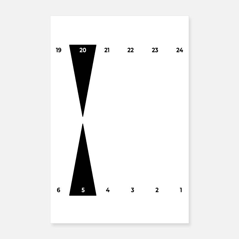Backgammon | Golden Point Poster 40x60 cm