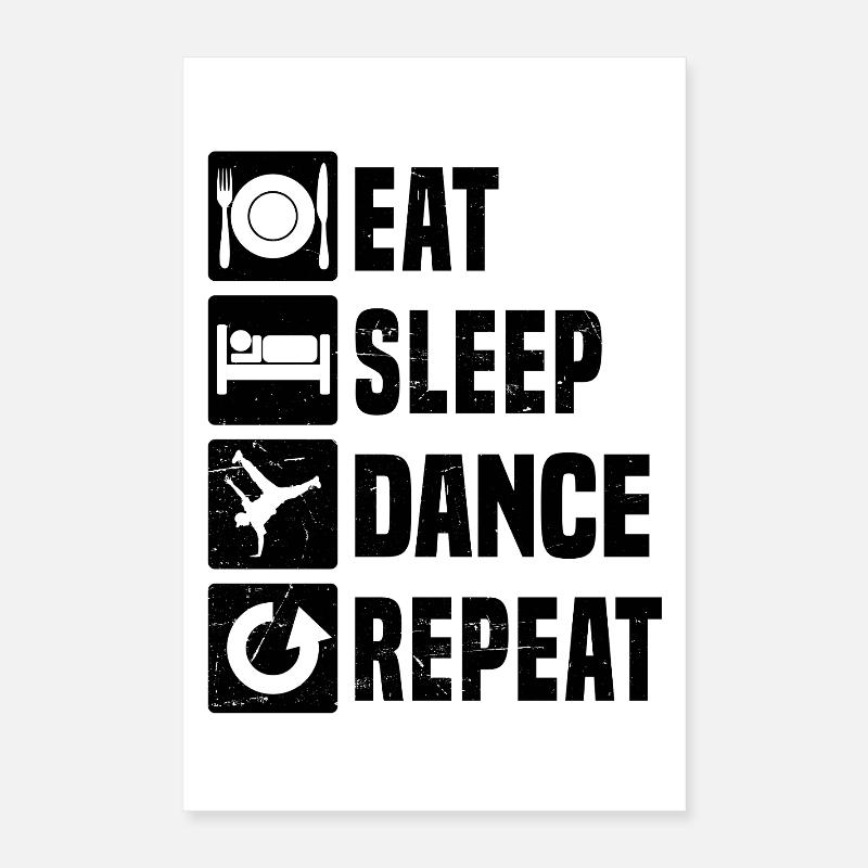 Gift Idea for a Hip Hop Dancer with Breaking Poster 16" x 24" (40x60 cm)