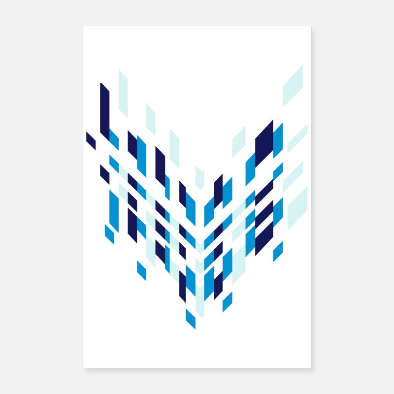 une flèche icône graphique Poster 40 x 60 cm