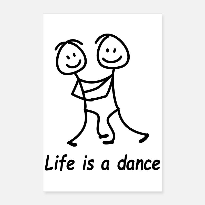 dancing Poster 16" x 24" (40x60 cm)